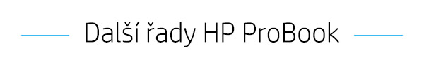Další řady HP ProBook